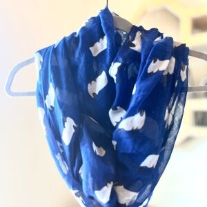 BOGO & Free shipping! Blue and White Scarf